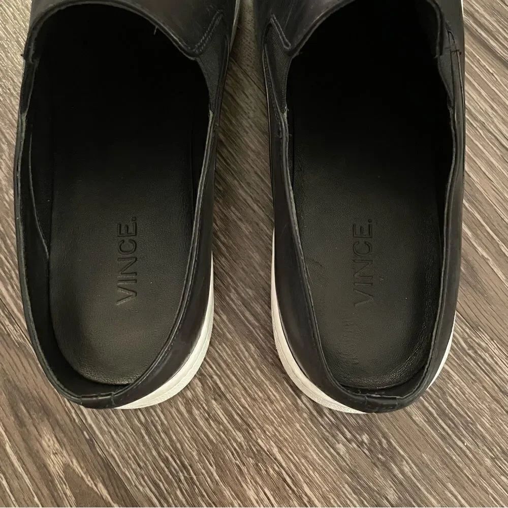 Vince leather slip on sneakers - Picture 5 of 8